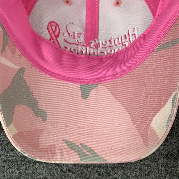Hunter's Specialties Supports Breast Cancer Baseball Hat Women's OSFA Pink Camo - Picture 12 of 14